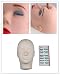 Eyelash Extensions Flat Head Mannequin + 10 Pairs of False Eyelashes