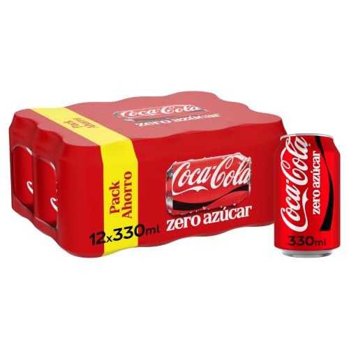 Coca-Cola Zero Azúcar Refresco de Cola Pack 12 x 330 ml
