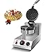 ZLH Elektrische Waffeleisenmaschine 1200W Kommerzielle Flip EGGETTES Waffeleisen, 180 ° Rotierender Antihaft-Ei-Blase Waffeleisen 50-250 ℃ Temperatur Einstellbar