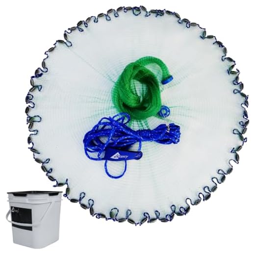 Best umbrella net for minnows Drasry Saltwater Fishing Cast Net