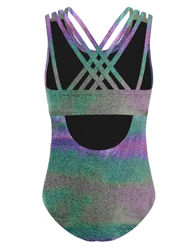 Arshiner Gymnastics Leotards for Girls Crisscross Straps Sleeveless Camisole Ballet Leotard Dance Outfits