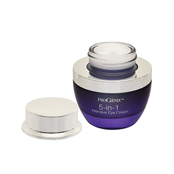 ProGenix 5 in 1 Intensive Eye Cream for Wrinkles, Puffiness, Dark Circles, Sagging Skin, & Expression Lines. 1oz Bottle