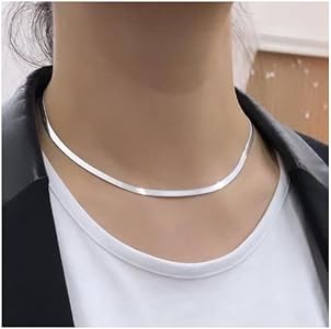 Verona Jewelers Sterling Silver 2.5MM Herringbone Flat Snake Magic