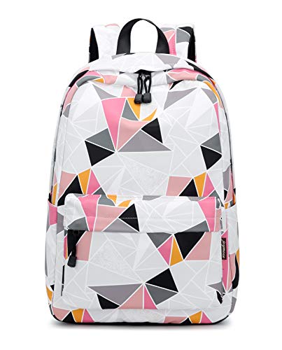 Acmebon Moderna Mochila Escolar Infantil Resistente al Agua, Bolsa Linda para niños y niñas Triángulo