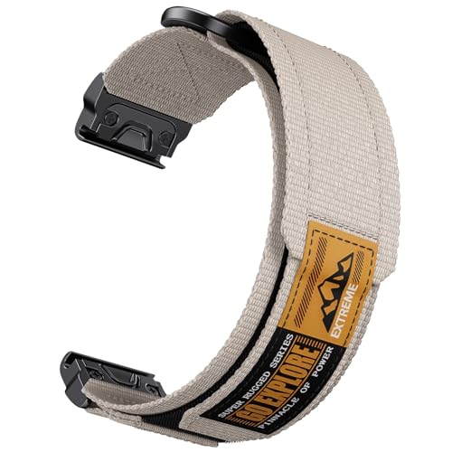 [�����ȓX] 22 mm 26 mm QuickFit�x���g�ɓK�� Garmin Fenix 8 7 X 6 6 X 5 X Plus/Epix ProGen 2 47 mm 51 mm/Tactix 7/Enduro 3�X�|�[�c�i�C�����x���g(White