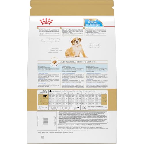 ROYAL CANIN Breed Health Nutrition Bulldog Puppy Dry Dog Food, 6-Pound by Royal Canin