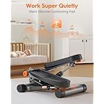 Niceday Mini Steppers for Exercise at Home, Stepper with Resistance Bands, Stepper with 300LBS Loading Capacity, Hydraulic Fitness Stepper with LCD Monitor Black - Image 3