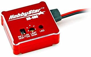 HS-400 Gyro, Adjustable Stability Control System, Drift-Assist - Red