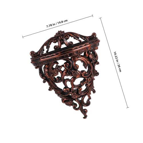 Estantería de pared vintage segura repisa resistente para salones pequeños 3