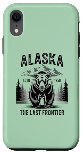Alaska Retro Sunset Mountain Scene Scenic Outdoor �X�}�z�P�[�X iPhone XR �p