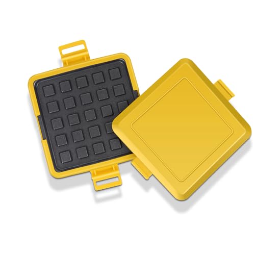 YUKERMARB Opiekacz do Tostów w Kuchence Mikrofalowej, Silikonowy Opiekacz do Panini w Kuchence Mikrofalowej z technologią Fali Cieplnej, Płyty z powłoką nieprzywierającą, Regulowany Pasek, Przekąski