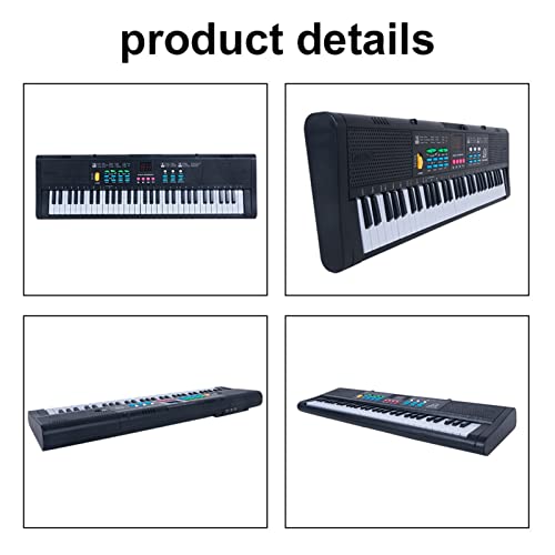 Clavier Piano 61 Touches Musique Numérique Clavier Électronique Piano Électrique Multifonctionnel pour Étudiant en Piano - Les Beatles, Paul McCartney, John Lennon, RIngo Starr, George Harrison Clavier Piano 61 Touches Musique Numérique Clavier Électronique Piano Électrique Multifonctionnel pour Étudiant en Piano – Image 7