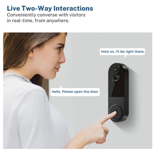 Interphone vidéo WiFi avec sonnette ring connectée pour sécuriser votre porte - 5