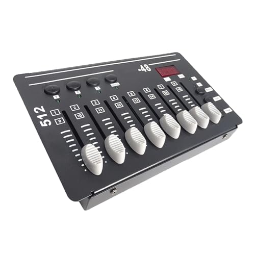 DMX512 Control Stage Light Controller 3PIN 2W Power Featuring Intuitived Interfaces and 4/8CH Channel