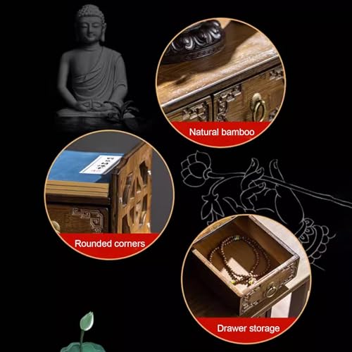 Armoire d'autel moderne pour créer un coin méditation épuré chez soi