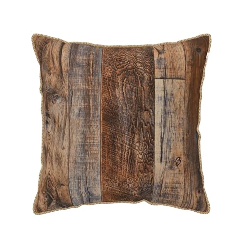 Housse de coussin en velours marron confortable pour maison - 2