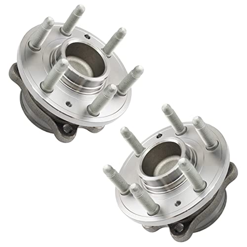 Image of TRQ Front Left and Right Wheel Bearing & Hub Assembly Set 2 Piece for 2015-2022 Chevrolet Colorado 2015-2022 GMC Canyon RWD