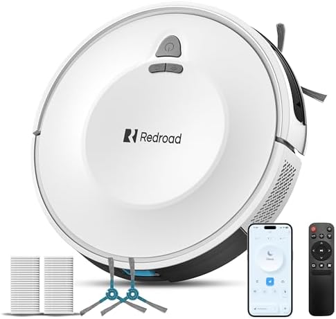 Redroad Robot Vacuum Cleaner,10000 Pa Vacuum Robot with Mapping, ...