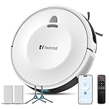 Redroad Robot Vacuum Cleaner,10000 Pa Vacuum Robot with Mapping, LiDAR Navigation,3800 mAh/150 min Runtime,660 ml Dustbin,Robot Vacuums with Dust Extraction and Self-Cleaning for Pet,Floor,Carpet