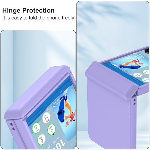 Coque Samsung Galaxy Z Flip 7 compatible MagSafe avec verre écran intégré - 4