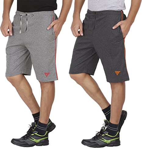 Image of SOUTH TREE Mens Shorts Piping with Side Pockets(Pack of 2)