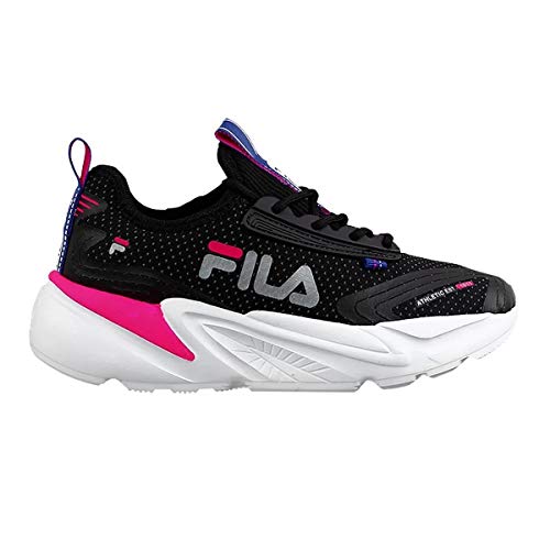 Fila, Charge, Tênis, Feminino, Preto/Royal/Rosa Flúor, 38