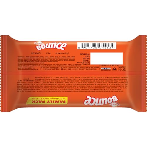 Image of Sunfeast Bounce Orange Cream, 348g (Pack of 2)