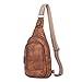 CLUCI Crossbody Bags for Women Men,Leather Sling Bag Cross Body Backpack for Woman Gifts for Women Birthday Unique