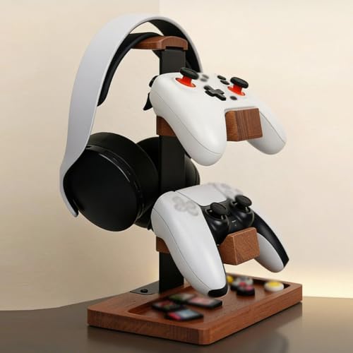 Soporte for auriculares de escritorio y mandos para organizar tu zona gaming