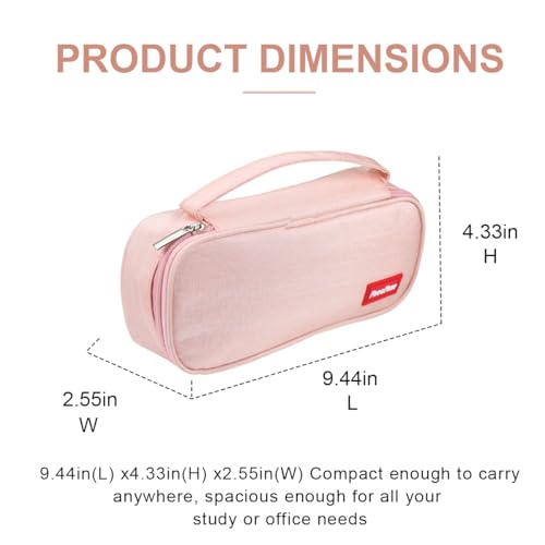 Image of Large pencil case, cute pencil pouch School Supplies Girls, Back to school teen College Stationary
