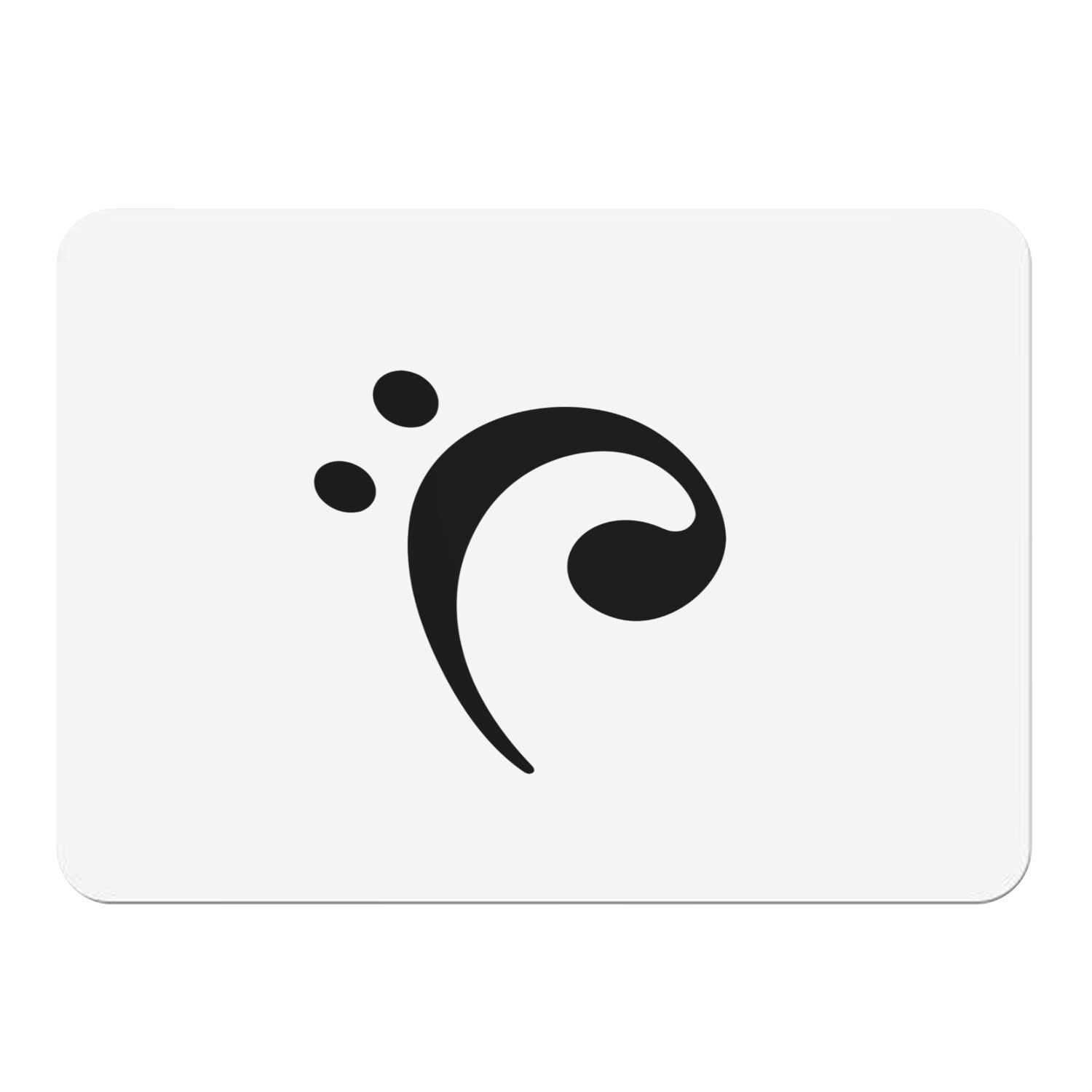 Sets de table en liège avec motif solfège et finitions souples