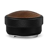 MHW-3BOMBER コーヒーディストリビューター 53mm エスプレッソタンパー ディストリビューター 53mm コーヒー用品 ステンレス製 木の蓋 T6091L4-OS