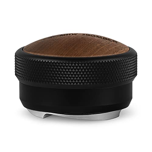 MHW-3BOMBER コーヒーディストリビューター 53mm エスプレッソタンパー ディストリビューター 53mm コーヒー用品 ステンレス製 木の蓋 T6091L4-OS（Amazon）