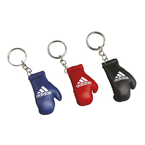 adidas Porte-clé avec Mini-Gant de Boxe-Noir/Bleu/Rouge
