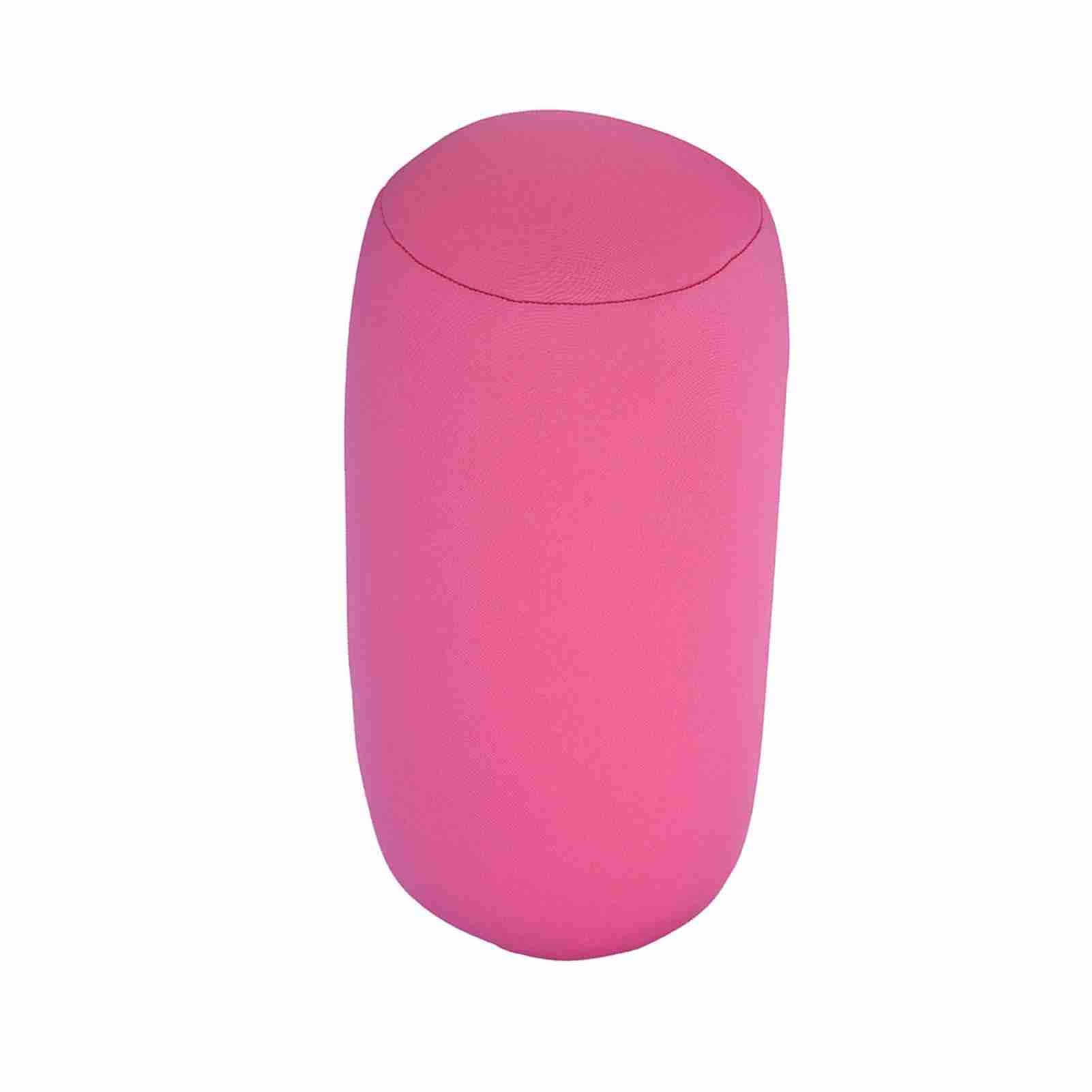 Walmeck Cuscino da Viaggio in Morbida Schiuma con Microsfere per il Collo, Supporto per Casa, Ufficio, Auto, Aereo, Dormire, Relax, Testa, Collo, Polsi, Comfort, Rosso, Rosa, (Rosa)