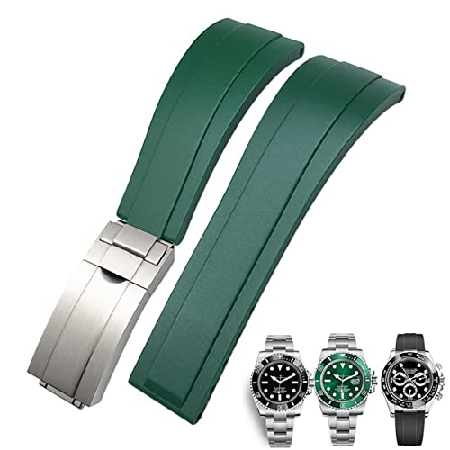 Bracelet Oysterflex caoutchouc 20mm idéal pour le sport sur Rolex GMT