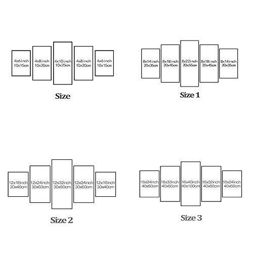 Haoshunda 5 Pieces Magic School Castle Wall Art Picture Home Decoration Living Room Canvas Print Wall Picture Printing On Canvas #TOP4