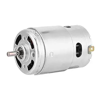 12v Dc Motor, 5mm / 0.2in Shaft Diameter 3000 RPM Double Ball Bearing Maximum Torque 5.2 Kg 12 Volt Motor for Cutting Machines for Belt Conveyors for Lathes'