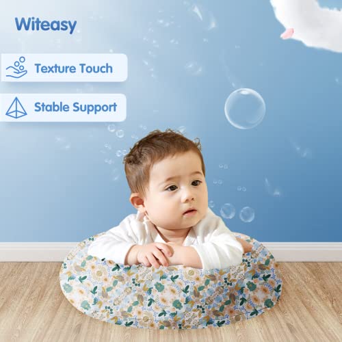 Witeasy Nursing Pillow And Positioner, Bottle Breast Feeding Pillows With Removable Cotton Blend Cover (Flower-3) #TOP3