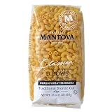 Mantova Bronze Die Cut Elbow Pasta – Authentic Italian Macaroni, Slow-Dried For Superior Texture & Sauce Absorption, Made With 100% Durum Wheat Semolina, Non-Gmo, 16 Oz, (Pack Of 6)