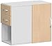 Produktbild Anstell-Schrank mit Schubkästen, Drehtür mit Türdämpfer links oder rechts verwendbar, mit Stellfüßen, nicht abschließbar, 420x820x720, Buche/Lichtgrau, Geramöbel