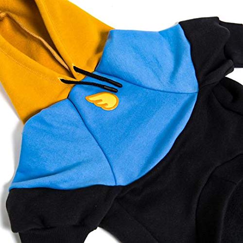 Moletom com Capuz para Cães, Dog Wings, Hoodie Racing, Azul, M