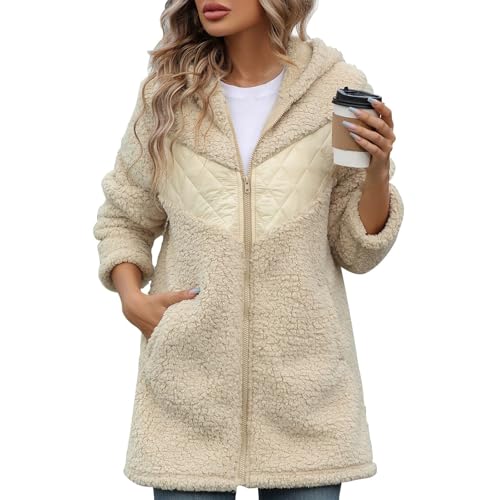Manteau chaud à capuche femme contre le froid polaire parka d'hiver