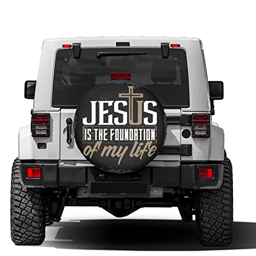 Image of 0 Spare Tire Cover Dust-Proof Wheel Tire Cover Fit Trailer, RV, SUV and Many Vehicle 17 Inch
