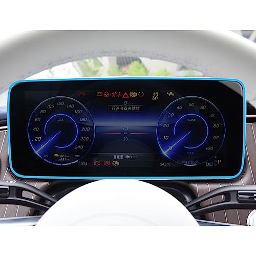 Film protection verre trempé Benz EQE 2023 anti-rayures pour écran tableau de bord GPS