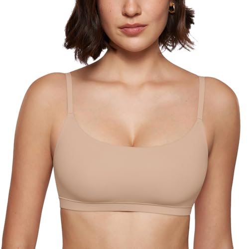 Image of INLYRIC Women's Inbarely Bralettes Cami Bras No Underwire Wireless Seamless Unlined Comfort Sports Bra