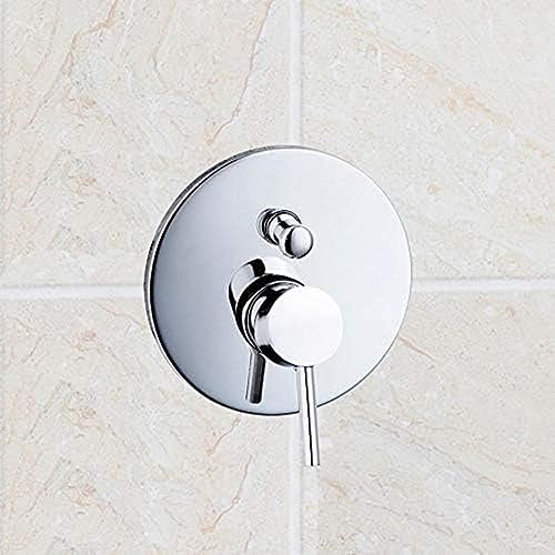 Pomme de douche murale chromée 3 fonctions jet cascade et pluie avec douchette flexible