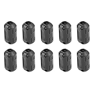 Rebower Aufsteckbare Ferrit Ringkerne - 10Stk