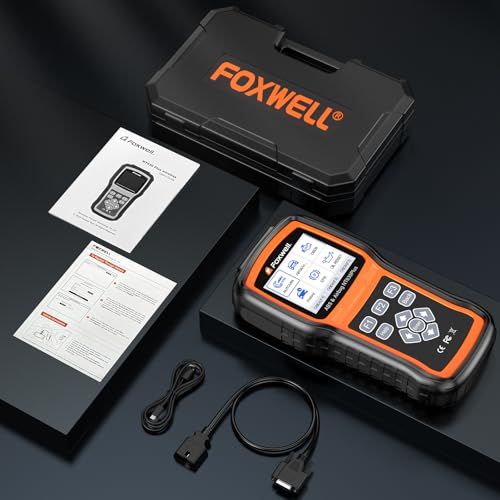 Image of 2026 FOXWELL NT630 Plus OBD2 Scanner with ABS and SRS, ABS Code Reader Auto Bleed Scan Tool Brake SRS Scanner, Car Scanner Diagnostic Tool Bidirectional Live Data with SAS Oil Check Engine Light Reset