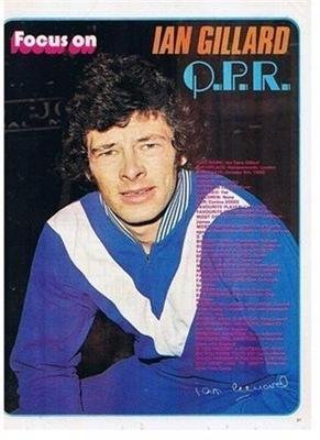 Shoot Focus On football magazine SHOOT Focus QPR Queens Park Rangers IAN GILLARD football picture